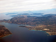Kefalonia view from the plane