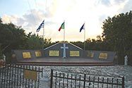 War memorial for the massacre of italian soldiers in Kefalonia